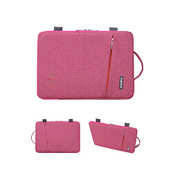 Sac d'ordinateur de 12 pouces étanche résistant à l'usure Résistant à l'usure Femme portable sac à emporter-2 # -pink