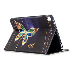 Acheter Etui en PU impression de motifs avec support papillon pour votre Apple iPad 10.2 (2019)