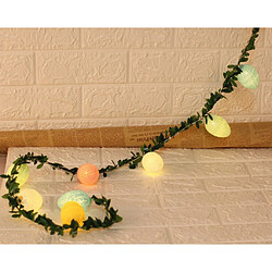 Acheter Oeufs De Pâques String Light DIY Outdoor Party Decor Crack Eggs 2.6m