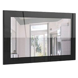 Mpc Miroir Laqué Haute Brillance Noir 89 X 45 X 2 Cm