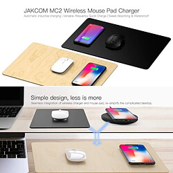 Wewoo Chargeur sans fil Tapis de souris à chargement rapide MC2, iPhone soutien, Huawei, Xiaomi et autres téléphones intelligents QI standard (Noir) pas cher