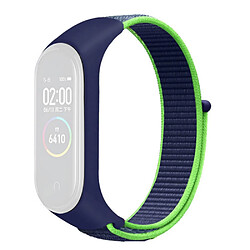 Bracelet en nylon réglable pour votre Xiaomi Mi Band 3/4/5/6/7 - Chaux