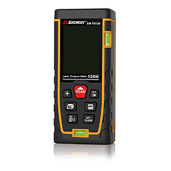 Wewoo Télémètre à bulle horizontale double distance Laser Range Meter Outil à main SW-TG120