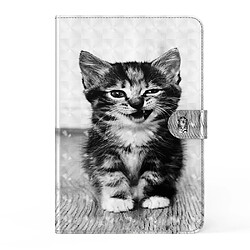 Etui en PU impression de motifs avec support chat mignon pour votre Samsung Galaxy Tab A7 10.4 (2020)