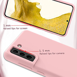 Coque Silicone Rose Pour Samsung Galaxy S22 Plus 5G Little Boutik®