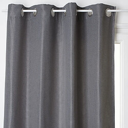 Atmosphera, Createur D'Interieur Rideau occultant Elena - 140 x 260 cm - Gris foncé