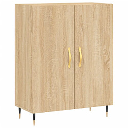 Acheter vidaXL Buffet haut Chêne sonoma 69,5x34x180 cm Bois d'ingénierie