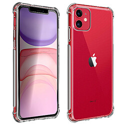 Avizar Pack Protection Apple iPhone 11 Coque Souple + Film Verre Trempé 9H Transparent