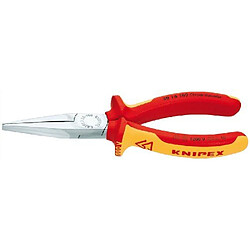 Knipex 30 16 160 Pince à becs longs chromée isolées par gaines bi-matière/certifiées VDE 160 mm