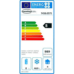 Congélateur Professionnel - Inox 555 L - Combisteel - R600aAcier inoxydable1 PortePleine