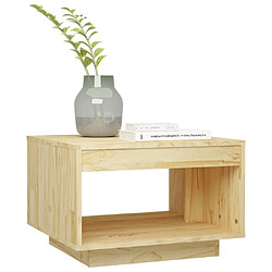 Avis Maison Chic Table basse,Table Console Table d'appoint, Table pour salon 50x50x33,5 cm bois de pin massif -MN33253