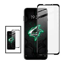 PHONECARE Kit 2 Film de Verre Trempé 5D Full Cover pour Xiaomi Noir Shark 3