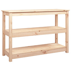 vidaXL Table console 110x40x74 cm Bois massif de pin