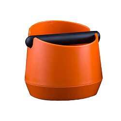 Coffee Knock Box avec poignée seau Espresso moutures Tamper poubelle Orange