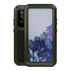 Coque en cadre métallique antichoc antichoc antipoussière vert pour votre Samsung Galaxy S20 FE/S20 FE 5G