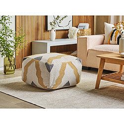 Beliani Pouf ZEUGMA Beige