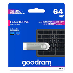 Avis Clé USB GoodRam UNO3-0640S0R11 Argenté 64 GB