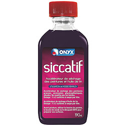 Siccatif sans plomb Onyx 190ml