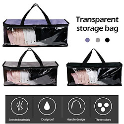 Avis Universal Sac de rangement pour chapeaux de grande taille Armoire à poussière Organisation de bureau Sac à main transparent portable Organisateur