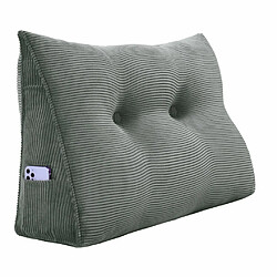 VerCart Coussin Lecture Compensé 80 cm - Gris Velours