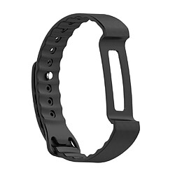 Bracelet de remplacement en silicone pour montre intelligente Huawei Honor A2 noire pas cher