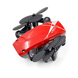 Universal S9 Mini RC Drone sans caméra rabattable RTF Quadcopter hauteur tenant une clé retour hélicoptère avion sans tête | RC Helicopter (rouge)