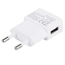 Wewoo Pour Samsung Galaxy S6 / blanc S IV / i9500 / Note 8.0 / N5100 5V 1A UE Plug USB Chargeur Adaptateur