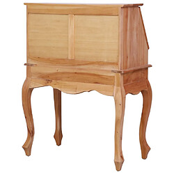 Acheter vidaXL Bureau secrétaire 78x42x103 cm Bois d'acajou massif