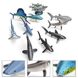 Acheter Universal 10pcs/set modèle animal simulation vivante pvc grand requin blanc simulation enfant modèle