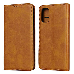 Etui en PU auto-absorbé marron pour votre Samsung Galaxy A41 (Global Version)