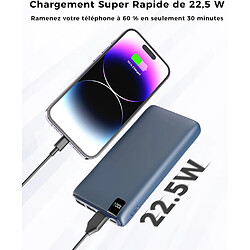 Avis SANAG Batterie Externe 27000Mah Power Bank - Chargeur Portable 22.5W Charge Rapide Usb C Pd Avec 4 Sorties Usb Pour Smartphones Tablette