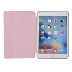 Acheter Wewoo Housse Étui Coque à rabat en déformation horizontale à TPU Honeycomb pour iPad Mini 2019 H avec support or rose