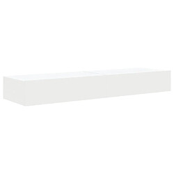 Avis Maison Chic Meubles TV avec éclairage LED 2 pcs blanc 60x35x15,5 cm -MN33641