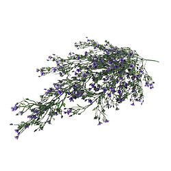 Tige de fleur de pin en plastique pour plantes artificielles suspendues violet-79cm pas cher