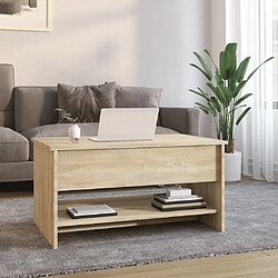 Avis Maison Chic Table basse,Table Console Table d'appoint, Table pour salon Chêne sonoma 80x50x40 cm Bois d'ingénierie -MN91923