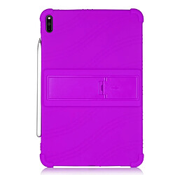 Coque en silicone Souple avec béquille violet pour votre Huawei MatePad Pro 10.8 (2019)