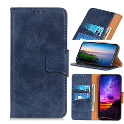 Etui en PU Cheval fou bleu pour votre Xiaomi Redmi Note 9