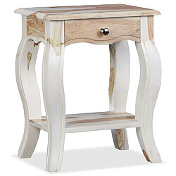 vidaXL Table de chevet Bois massif 40x30x50 cm