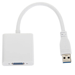 Wewoo Adaptateur Carte graphique externe vidéo de convertisseur d'adaptateur d'USB 3.0 vers VGA multi-affichage