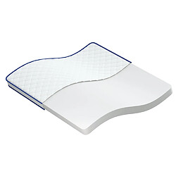 vidaXL Matelas en mousse à mémoire de forme blanc 200x200x17 cm