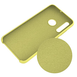 Wewoo Coque Étui de protection en silicone liquide solide Dropproof pour Huawei Enjoy 9s jaune pas cher