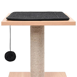 Acheter Arbre à chat,niche pour chat avec tapis à gratter en sisal 62 cm -MN64146