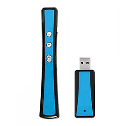 Wewoo Télécommande bleu 2.4GHz Présentation multimédia à distance PowerPoint Clicker Handheld Controller Pen Flip avec récepteur USB, distance de contrôle: 25m