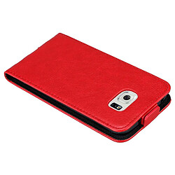 Acheter Cadorabo Coque Samsung Galaxy S6 EDGE Etui en Rouge