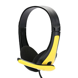 GUPBOO Casque stéréo de jeu de haute qualité casque filaire avec micro casque basse pour PC ordinateur Gamer lecteur MP3