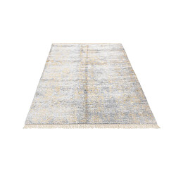 Avis Vidal Tapis de laine 193x130 gris Darya