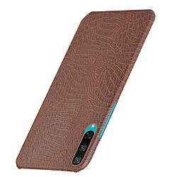 Avis Wewoo Coque Rigide Pour Huawei Honor Play 3 Texture Crocodile antichoc PC + étui en PU marron