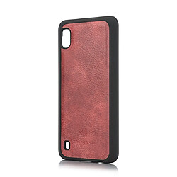 Acheter Wewoo Housse Coque Etui en cuir Crazy Horse Texture Flip détachable magnétique avec support et fentes pour cartes et portefeuille Galaxy A10 Rouge