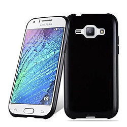 Cadorabo Coque Samsung Galaxy J1 2015 Etui en Noir