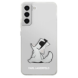 Karl Lagerfeld Coque pour Samsung Galaxy S22 Plus Bords Rehaussés Transparent